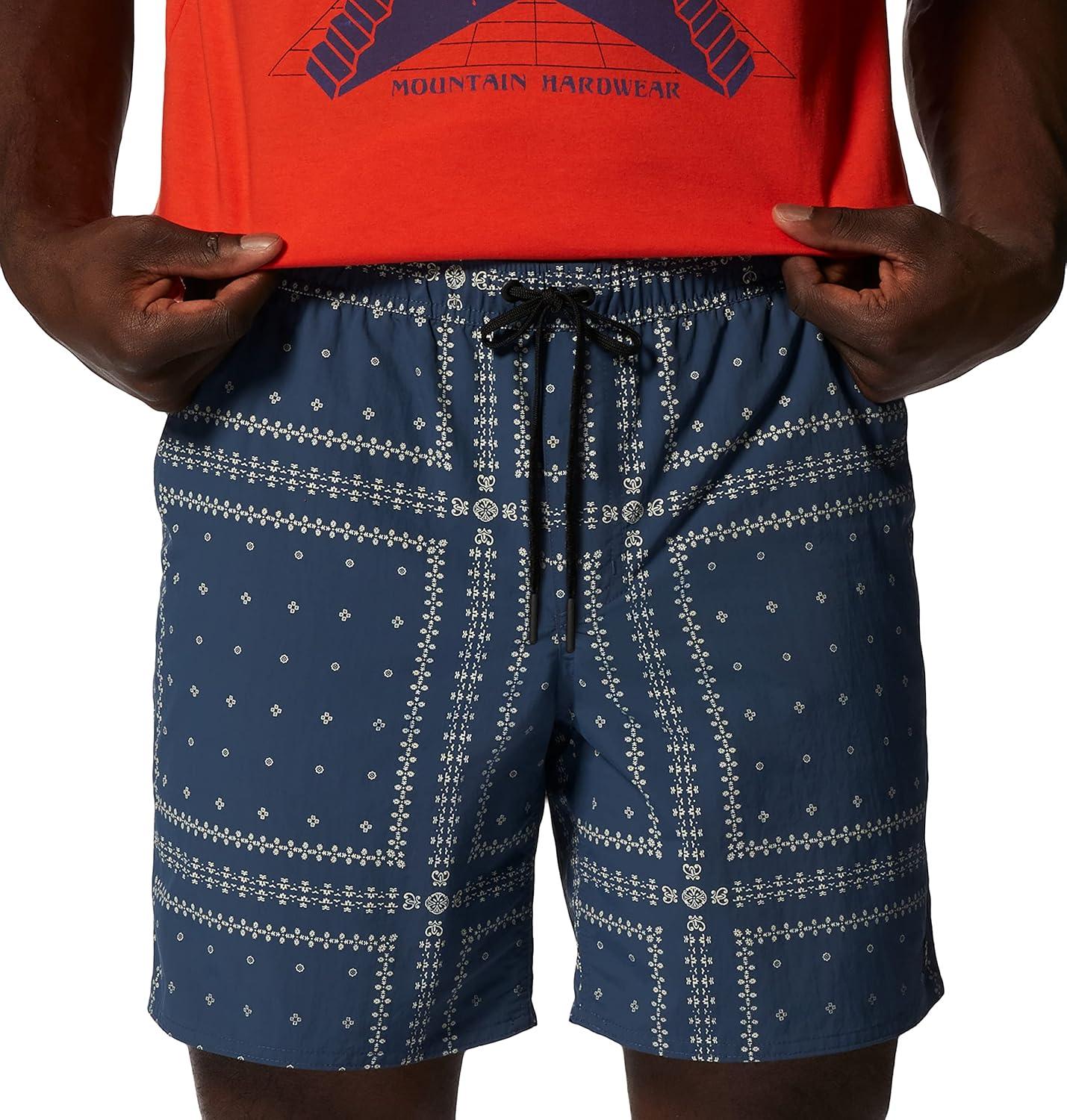 imageMountain Hardwear Mens Stryder Swim ShortShortsZinc Bandana Grid