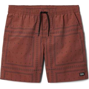 Mountain Hardwear Mens Stryder Swim ShortShorts(Clay Earth Bandana Grid)
