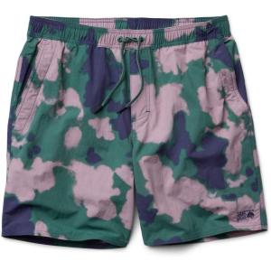 Mountain Hardwear Mens Stryder Swim ShortShorts(Lapis Dusk Blissed Dye Print)