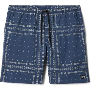 Mountain Hardwear Mens Stryder Swim ShortShorts(Zinc Bandana Grid)