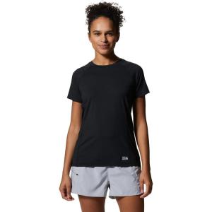 Mountain Hardwear Womens Crater Lake Short Sleeve(Black)