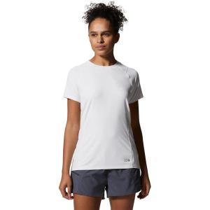 Mountain Hardwear Womens Crater Lake Short Sleeve(Fogbank)
