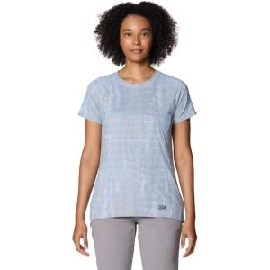 Mountain Hardwear Womens Crater Lake Short Sleeve(Glacial Prismatic Print)
