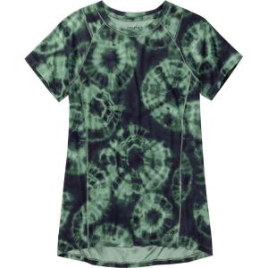 Mountain Hardwear Womens Crater Lake Short Sleeve(Lapis Dusk Spore Dye Print)