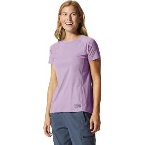 Mountain Hardwear Womens Crater Lake Short Sleeve(Purple)