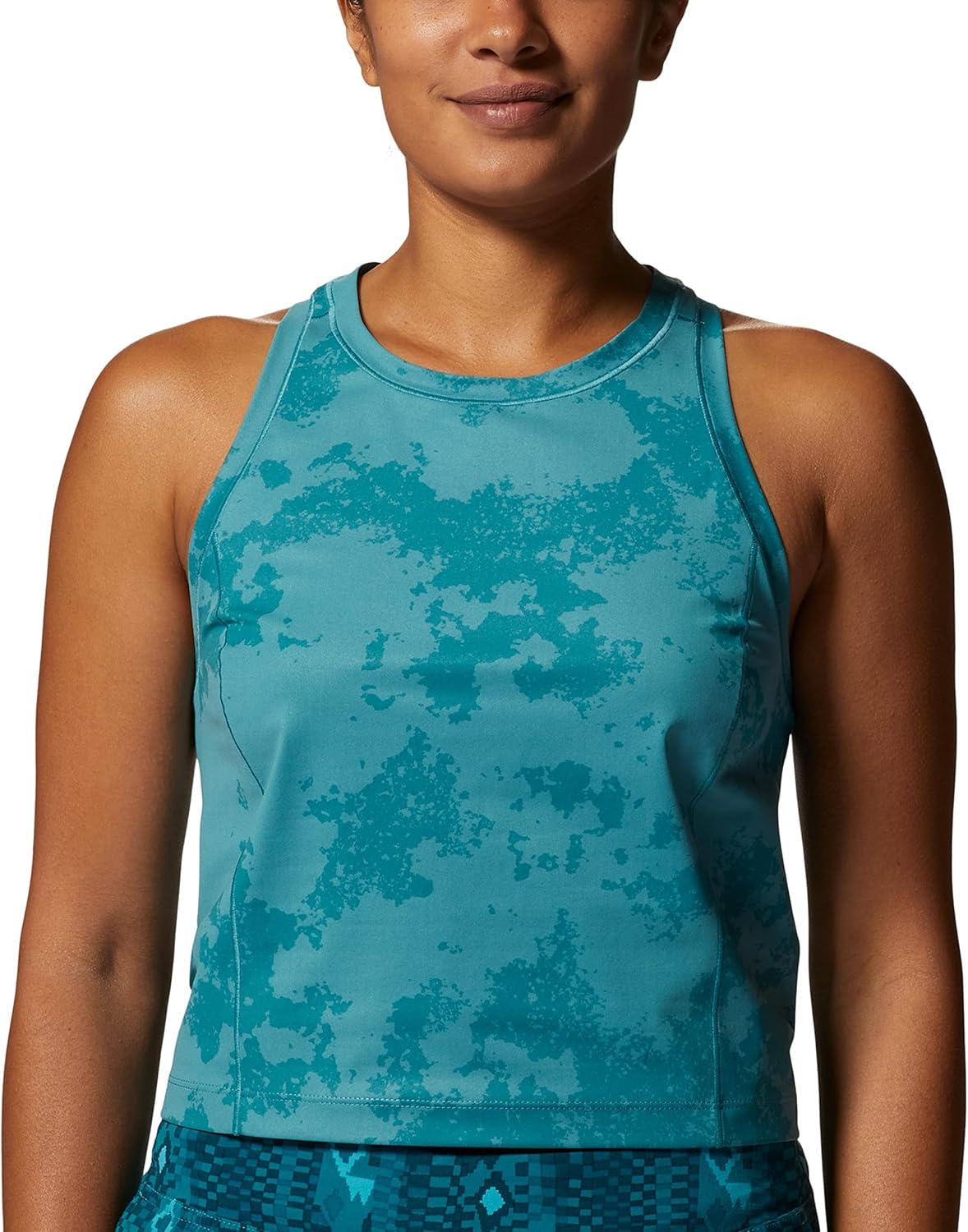 imageMountain Hardwear Womens Mountain Stretch TanklettePalisades Scatter Dye Print