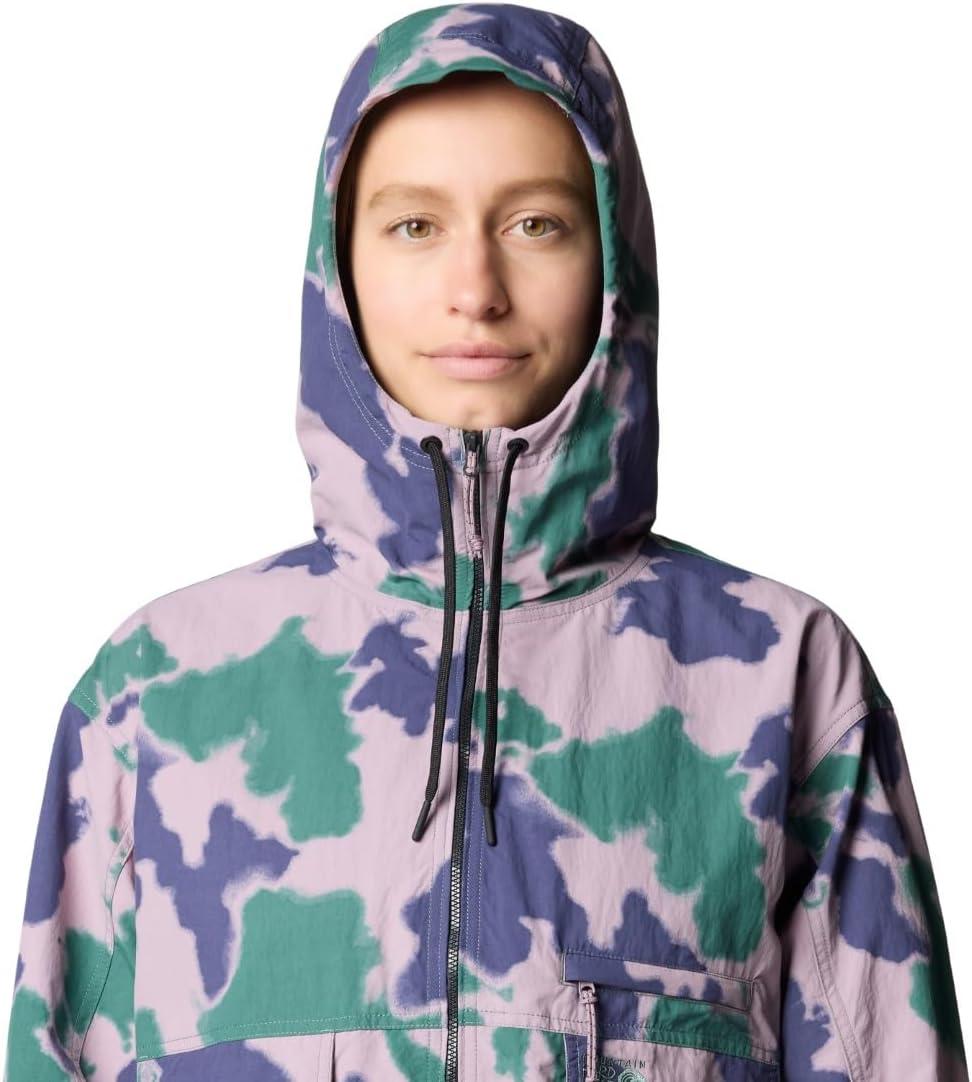 imageMountain Hardwear womens Stryder Full ZipBlue Pine Blissed Dye Print