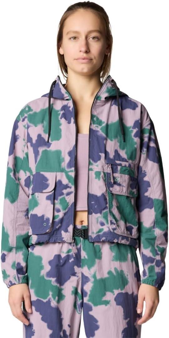 imageMountain Hardwear womens Stryder Full ZipBlue Pine Blissed Dye Print