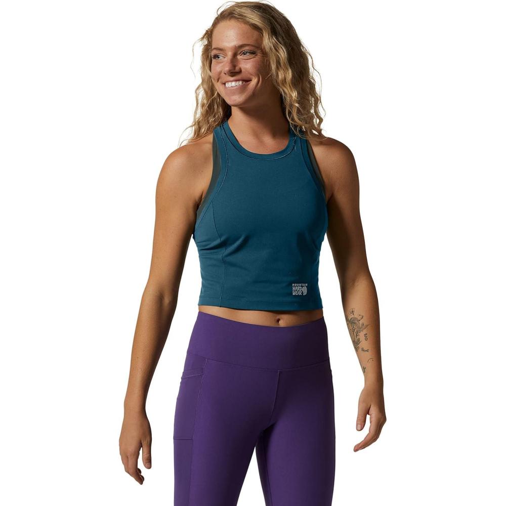 imageMountain Hardwear Womens Mountain Stretch TankletteDark Marsh