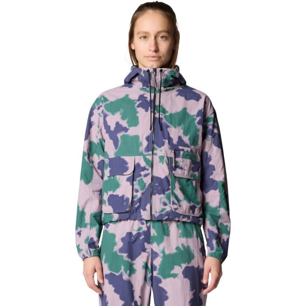imageMountain Hardwear womens Stryder Full ZipBlue Pine Blissed Dye Print