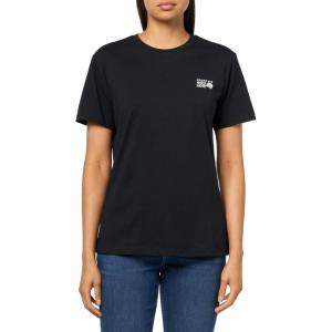 Mountain Hardwear Women’s MHW Box Logo Short Sleeve(Black)