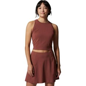Mountain Hardwear Womens Mountain Stretch Tanklette(Clay Earth)